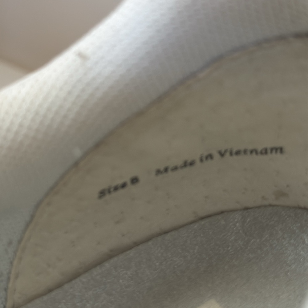 Dolce Vita White Lace-Up Sneakers - Picture 5 of 5